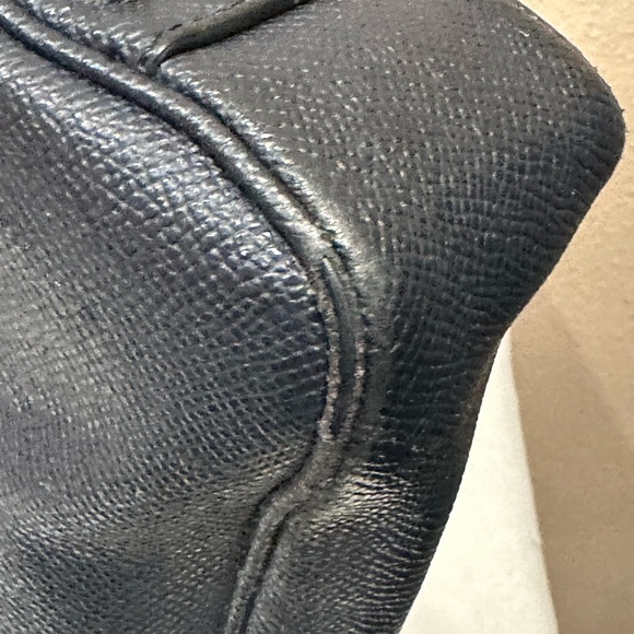 Coach Dark Navy Leather Briefcase - Picture 12 of 15